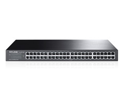 48-Port 10 / 100Mbps en rack switch