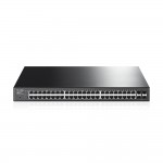 JetStream 48-Port Gigabit Smart PoE Switch with 4 SFP Slots