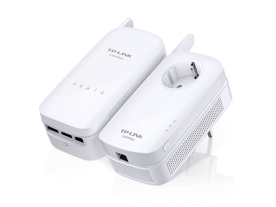 Kit d&rsquo;adaptateurs CPL AV1200 Gigabit Wi-Fi AC