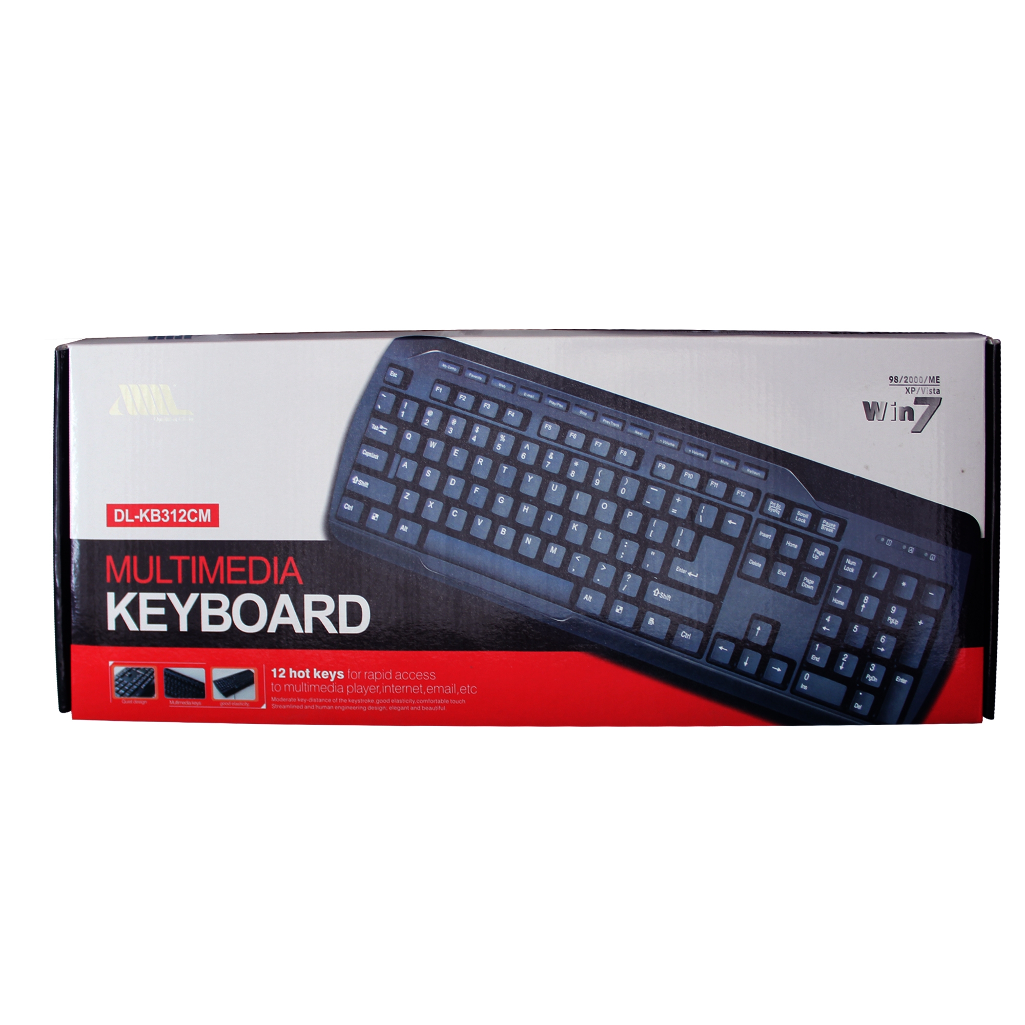 Multimedia keyboard french arab usb