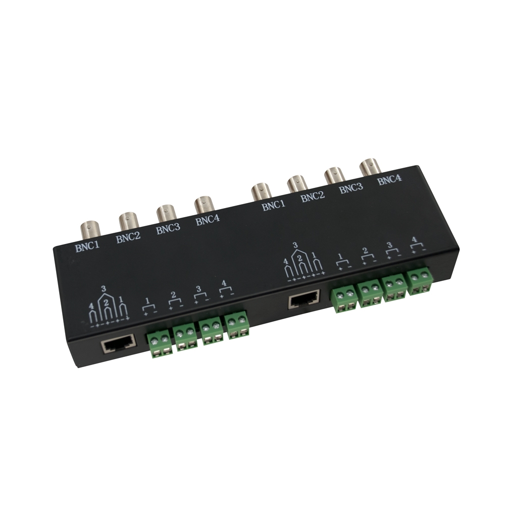 8 BNC to 2 RJ45 Video Converter (Metal)