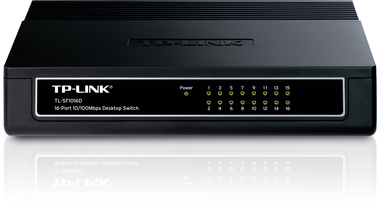 Switch de bureau 16 ports 10/100 Mbps