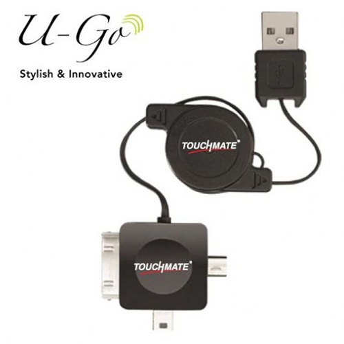 TOUCHMATE USB Retractable Cable